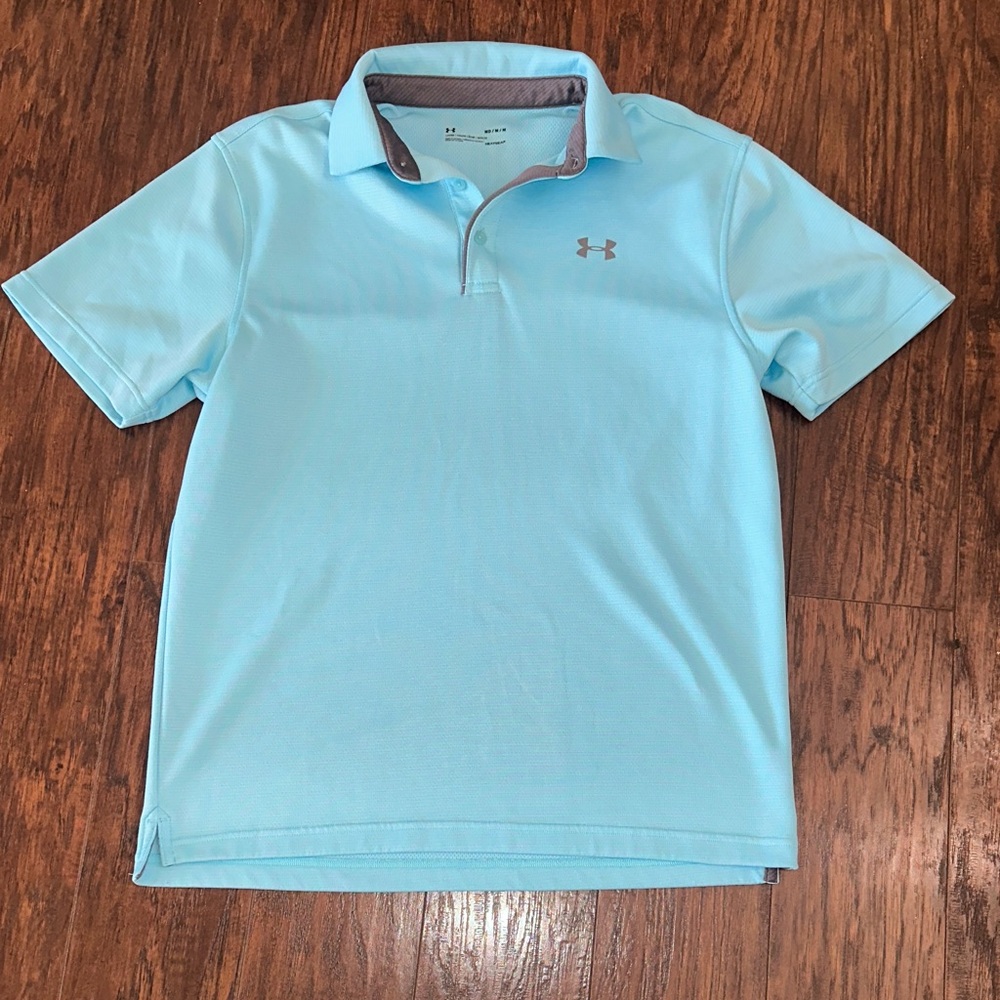 Under Armour Men's Sky Blue Polo Shirt